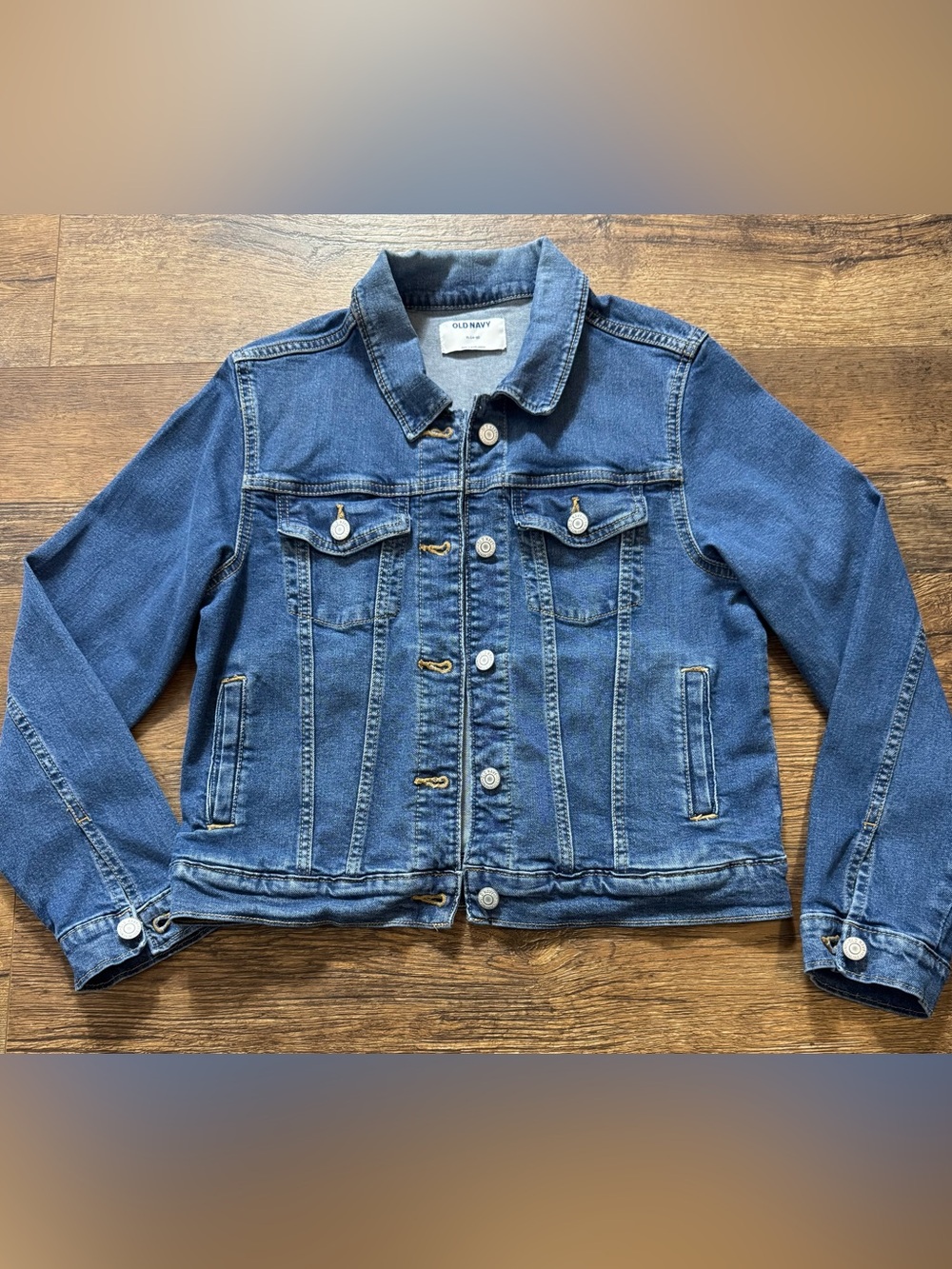 Old Navy Blue girl’s Denim Jacket - Classic Button-Front